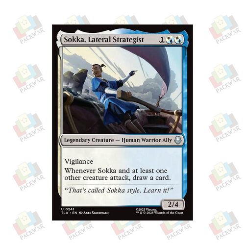 牌客窝 万智牌 多面策士索卡 Sokka Lateral Strategist  银 多色