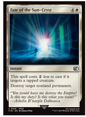 牌客窝 万智牌 天阳之茧的末路 Fate of the Sun-Cryst 铁 白