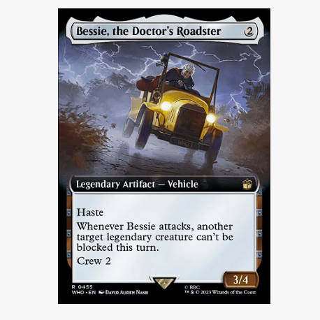 万智牌 博士座驾贝西 Bessie, the Doctor's Roadster 金 神器