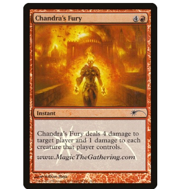 牌客窝 万智牌 茜卓的怒火  Chandra's Fury  铁 红 闪