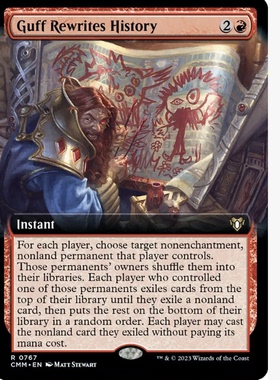 牌客窝 万智牌 古夫修史 Guff Rewrites History 金 红色