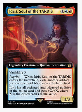 万智牌 塔迪斯之魂伊德丽斯 Idris, Soul of the TARDIS 金 多色