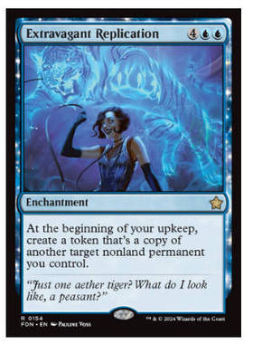 牌客窝 万智牌 奢豪复造 Extravagant Replication 金 蓝色