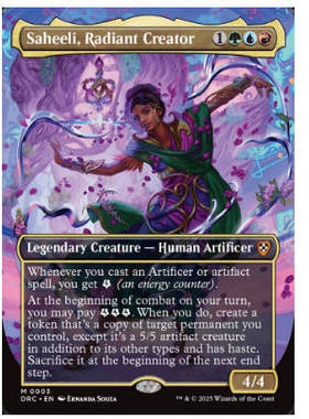 万智牌 辉光巧匠莎希莉 Saheeli, Radiant Creator 秘稀 多色