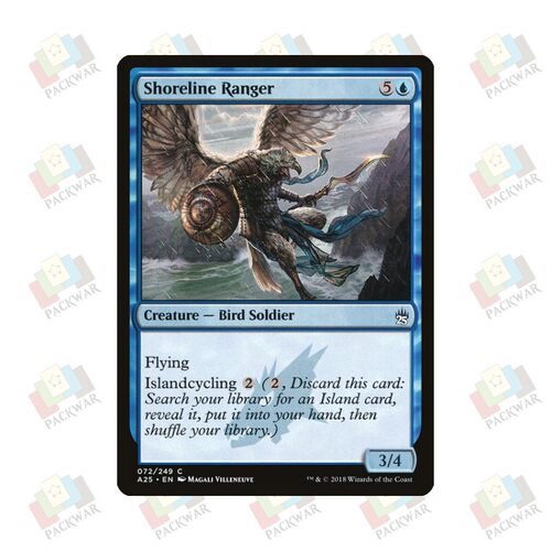 牌客窝 万智牌 沿岸巡逻人 Shoreline Ranger 铁 蓝 闪