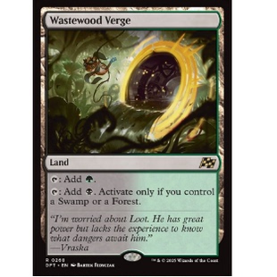 牌客窝 万智牌 污林边陲 Wastewood Verge 金 地 闪