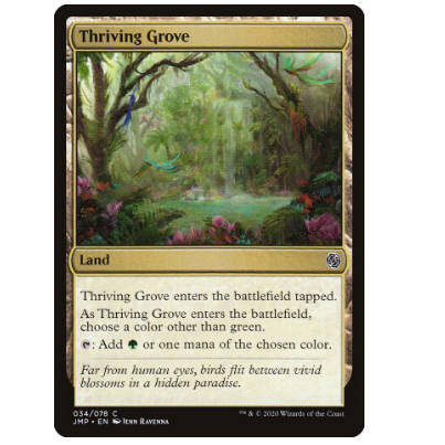 牌客窝 万智牌 兴旺树丛 Thriving Grove 铁 地