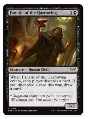 牌客窝 万智牌 搅魂期狂信僧 Fanatic of the Harrowing 铁 黑