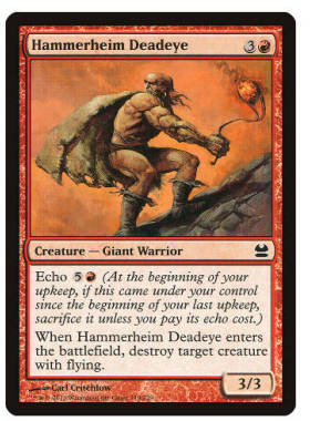 牌客窝 万智牌 榔头堡神射手 Hammerheim Deadeye 铁 红