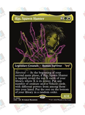 牌客窝 万智牌 孽种猎人莉普 Rip, Spawn Hunter 金 多色 闪