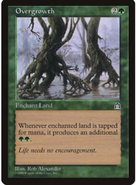 牌客窝 万智牌 过度生长 Overgrowth 铁 绿色