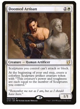 牌客窝 万智牌  注亡匠师  Doomed Artisan  金 白