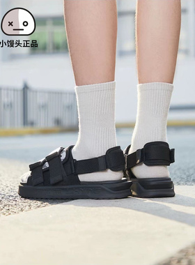 李宁男女纯色魔术贴轻便时尚凉鞋AGUS009/AGUS006