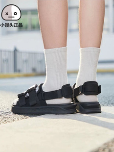 李宁男女纯色魔术贴轻便时尚凉鞋AGUS009/AGUS006