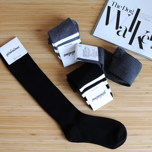 袜子女纯棉长筒中筒袜ins小腿袜