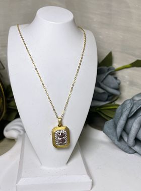 【BW宝石】粉色尖晶石相盒吊坠，可以放照片也可以放香丸，带证书