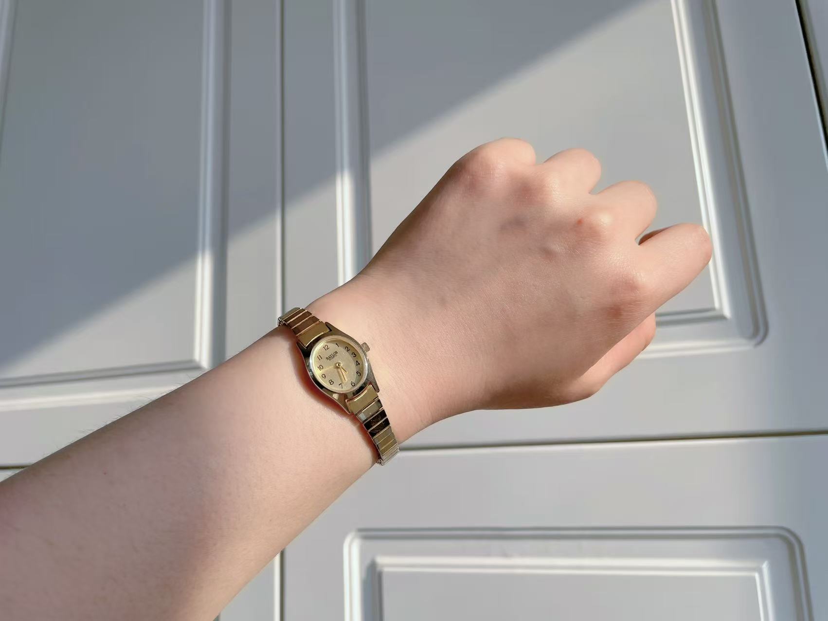 【BW中古】中古Baylor打标手表，弹力表带