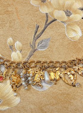 【BW中古】KF(Kirks folly)打标炫彩手链，可做多个吊坠难得一条