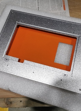 钣金加工/外壳加工/外壳设计 铝面板+橙色后壳