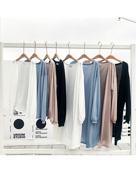 200斤胖MM大码女装早秋薄款针织防晒上衣长袖开衫空调衫外套68140