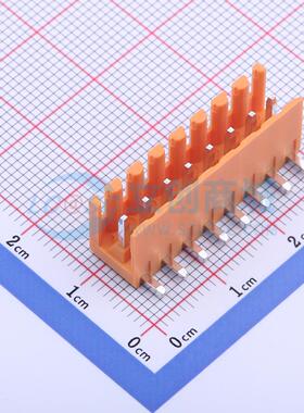 插拔式接线端子 KF2EDGJR-3.5-8P 弯插,P=3.5mm 板端/插座-开口 1
