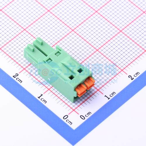 插拔式接线端子 DB2EKN-3.5-2P-GN P=3.5mm 插头 1x2P 电子元器件
