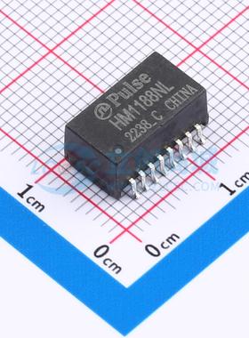 网口变压器 HM1188NL SMD-16P,12.7x7.1mm 原装 电子元器件配单