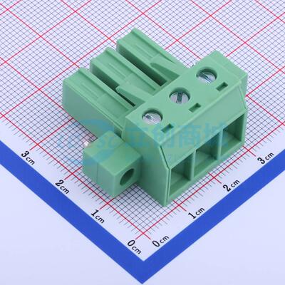 插拔式接线端子 KF2EDGSKM-7.62-3P P=7.62mm 插头 1x3P 原装正品