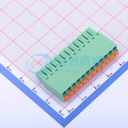 插拔式接线端子 DB2EKN-3.5-12P-GN P=3.5mm 插头 1x12P 原装正品