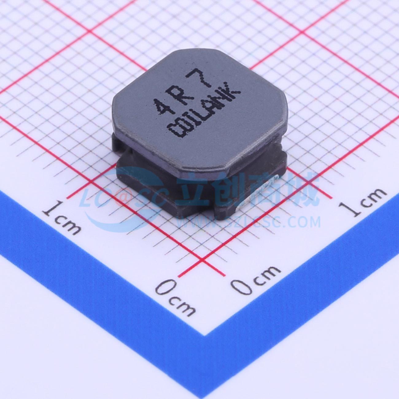 功率电感 ABG10A50M4R7 SMD 4.7uH ±20% 6.8A 电子元器件