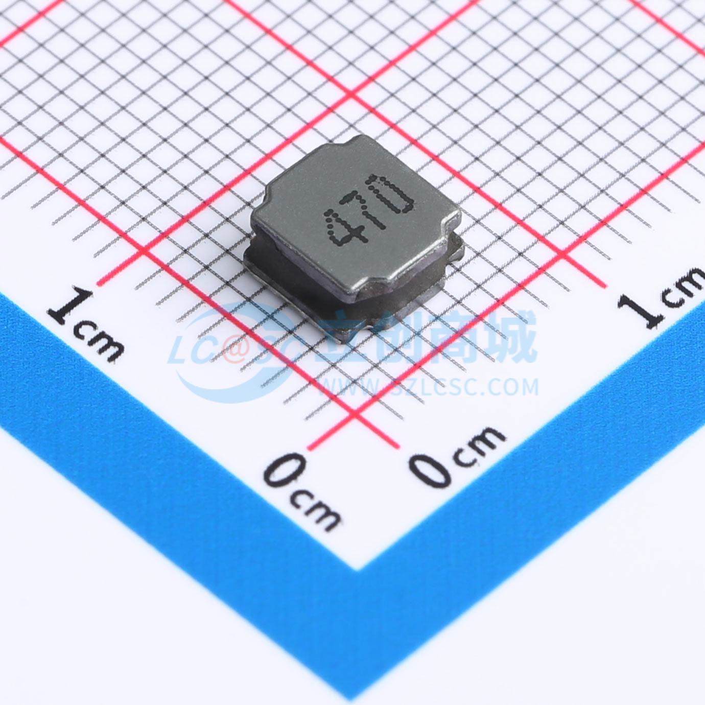 功率电感 CKCS6028-47uH/M SMD,6x6mm 47uH±20% 1.06A原装