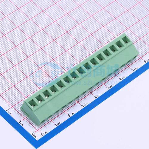螺钉式接线端子 DB128V-5.08-15P-GN-S 插件,P=5.08mm 电子元器件