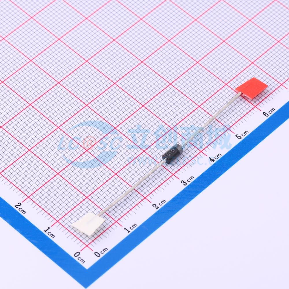 通用二极管 1N4006G-T DO-41 800V 1A DIODES(美台) 电子元器件