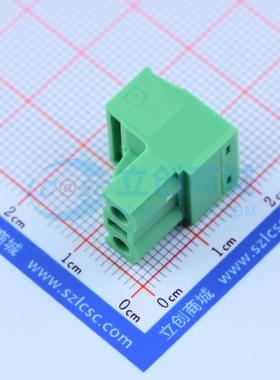 插拔式接线端子 1766990 P=7.62mm 插头 1x2P 电子元器件配单