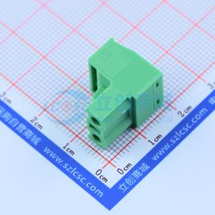 插拔式接线端子 1766990 P=7.62mm 插头 1x2P 电子元器件配单