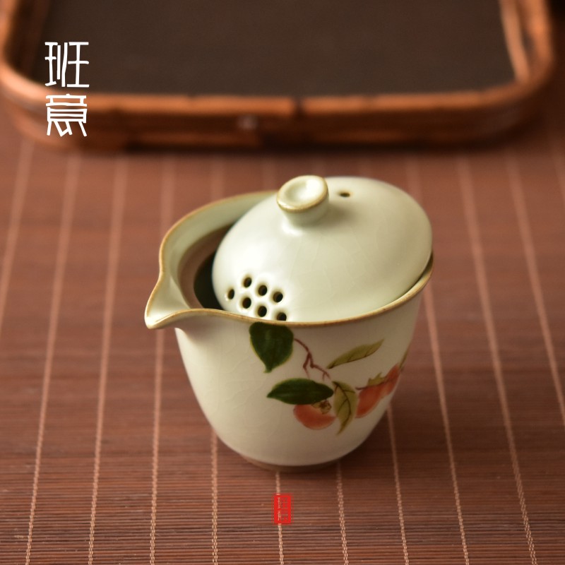 手工仿古汝瓷开片普洱功夫茶具