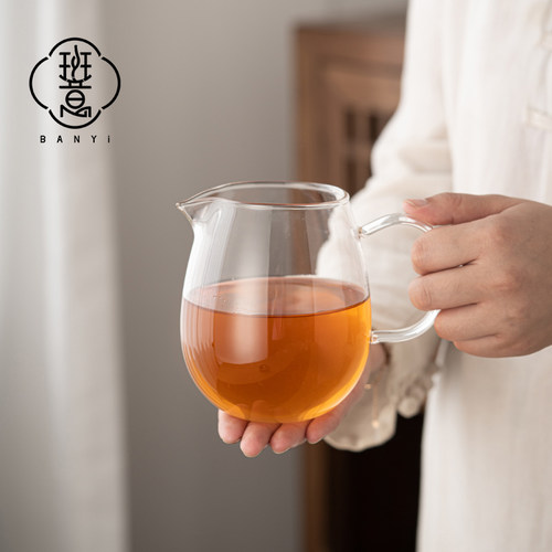 班意茶具大号公道杯高硼硅玻璃