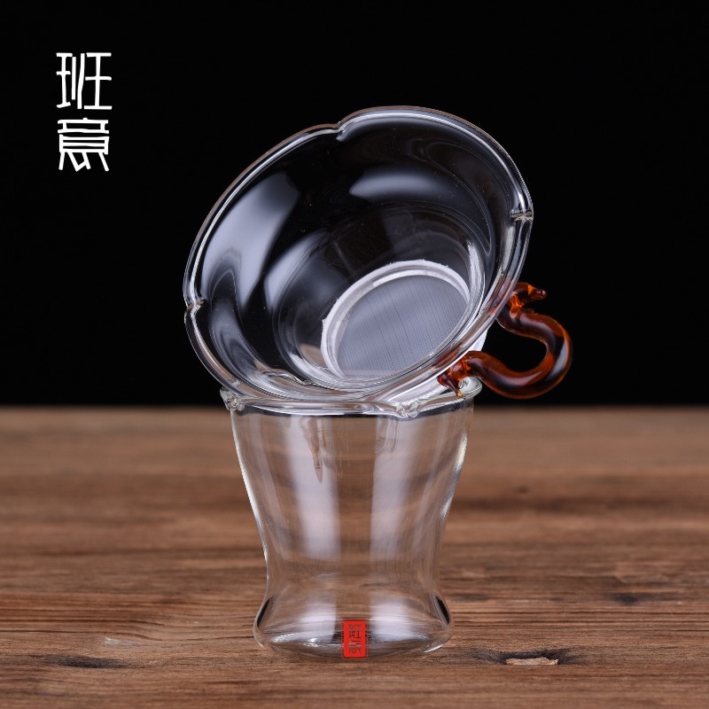 滤茶器包邮耐热透明玻璃功夫