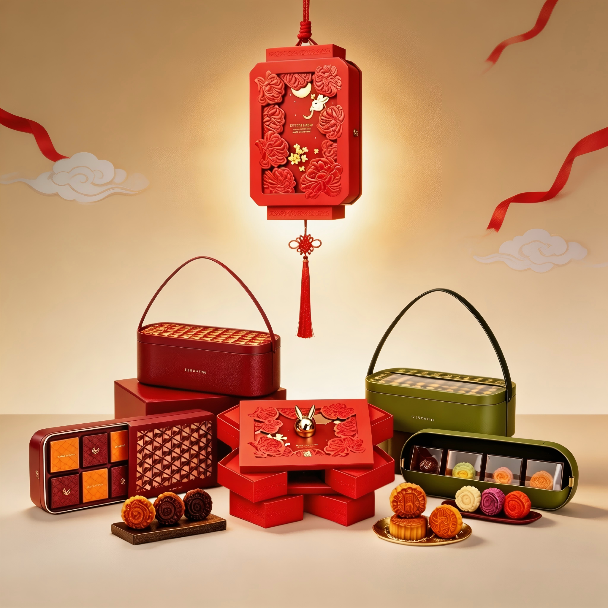 五星级广州北京瑰丽酒店新世界中月饼