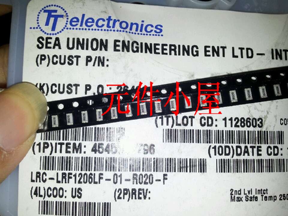 IRC贴片合金电阻 LRC-LRF1206LF-01-R020-F 1206-0.02R 1%