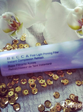 现货包邮 Becca First Light 紫色保湿光泽妆前乳 15ml 中样