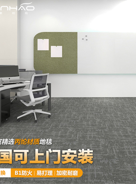 现货道成DC123地毯商用拼块写字楼会议室现代简约大面积满铺地毯