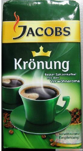德国咖啡粉原装进口咖啡粉Jacobs Kronung咖啡粉纯500g克咖啡豆