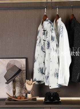 衣帽间装饰品新中式衣服道具摆件