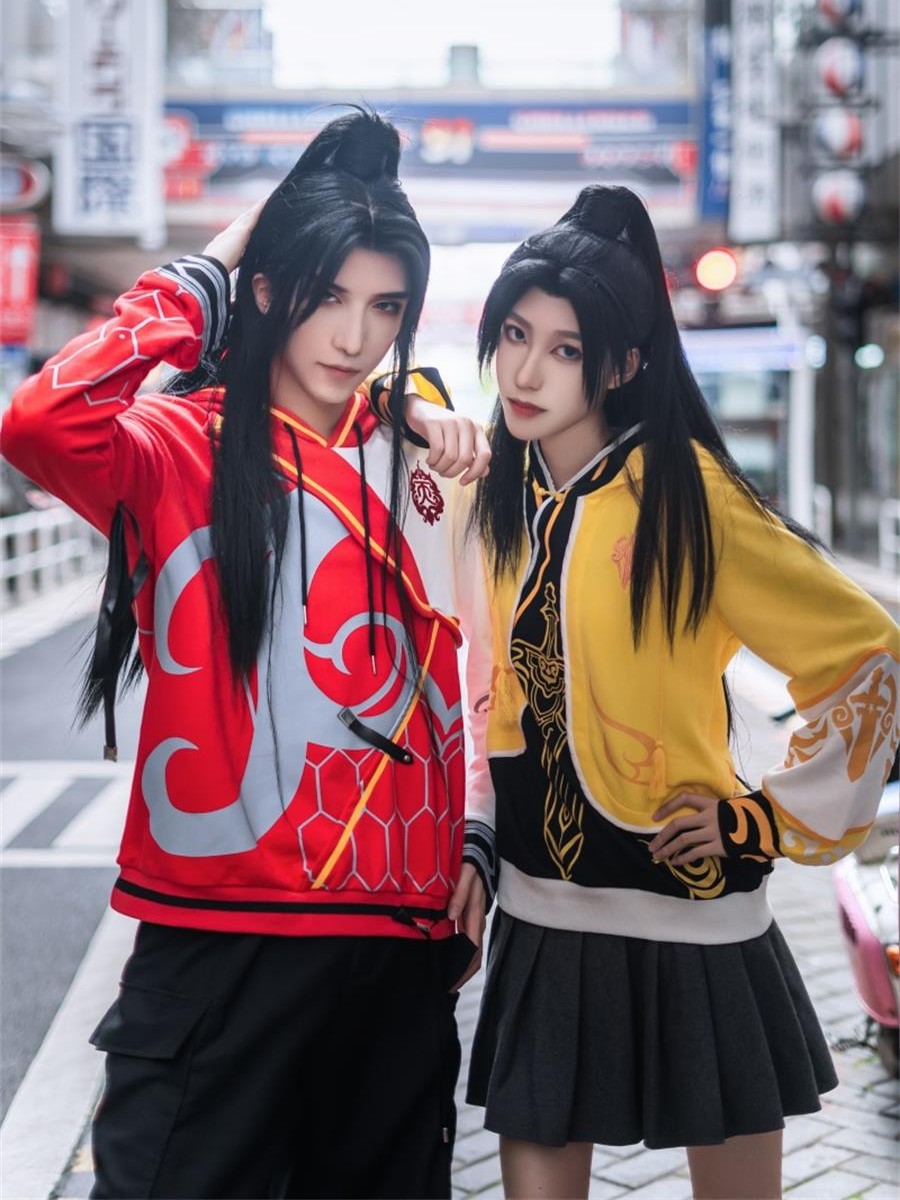 剑侠情缘3藏剑原创汉元素国风男女棉卫衣春秋帽衫剑网三cos周边