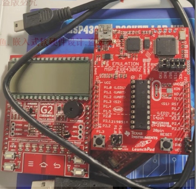MSP-EXP430G2 MSP430单片机程序开发调试CCS12万年历电子钟密码锁