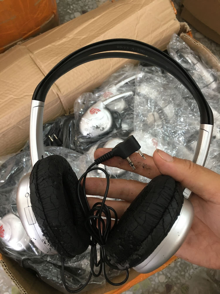专业级航空头戴式有线大耳机主动降噪电路电子音响diy制作