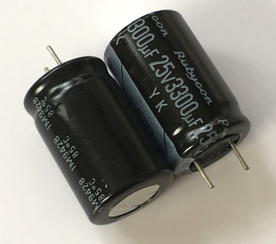 正品进口日本Rubycon红宝石发烧hifi电解滤波电容25V 3300UF