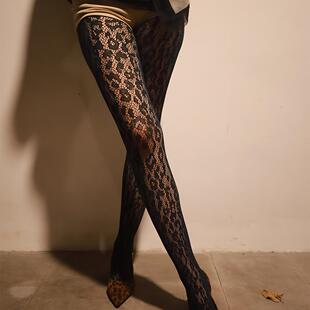 早春狂欢 瑞士顶奢 Fogal 镂空豹纹蕾丝连裤袜 Cleopatra 1059