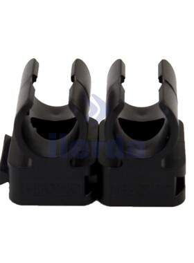 原装德国进口HEBOTEC电缆布线夹M8传感器插头固定夹3014-102 塑料
